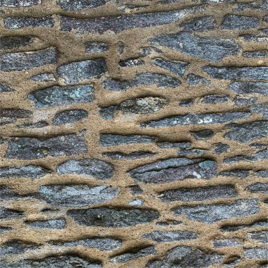 Eski taş duvar arka planı. Taş zemin