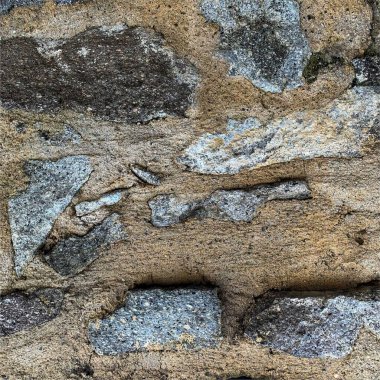 Eski taş duvar arka planı. Taş zemin