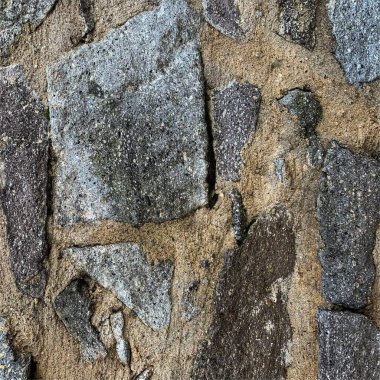 Eski taş duvar arka planı. Taş zemin