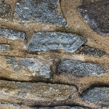 Eski taş duvar arka planı. Taş zemin