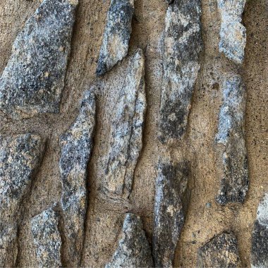 Eski taş duvar arka planı. Taş zemin