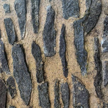 Eski taş duvar arka planı. Taş zemin