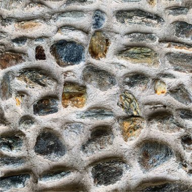 Eski taş duvar arka planı. Taş zemin