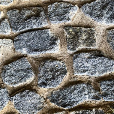 Eski taş duvar arka planı. Taş zemin