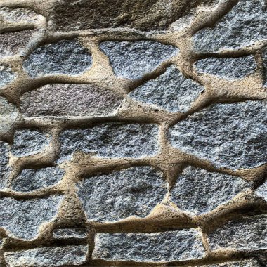 Eski taş duvar arka planı. Taş zemin