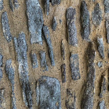 Eski taş duvar arka planı. Taş zemin