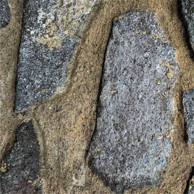 Eski taş duvar arka planı. Taş zemin