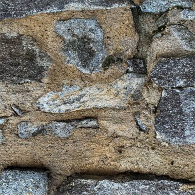 Eski taş duvar arka planı. Taş zemin