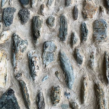 Eski taş duvar arka planı. Taş zemin