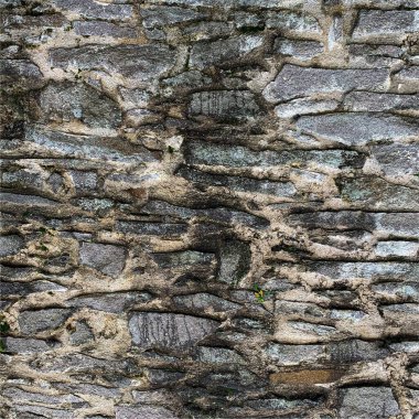 Eski taş duvar arka planı. Taş zemin