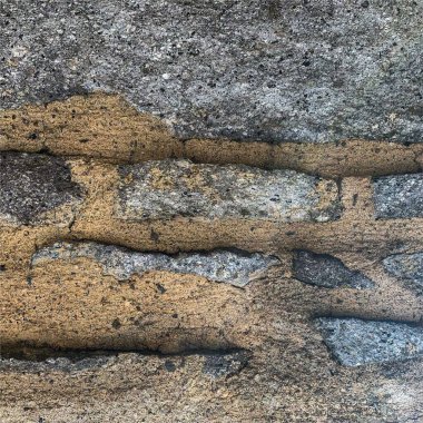 Eski taş duvar arka planı. Taş zemin