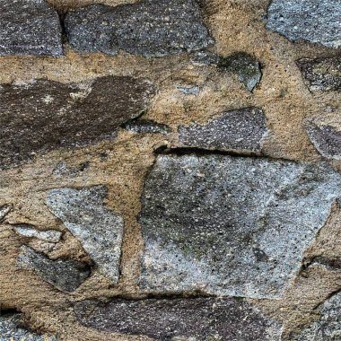 Eski taş duvar arka planı. Taş zemin