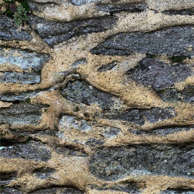 Eski taş duvar arka planı. Taş zemin