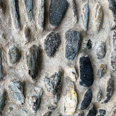 Eski taş duvar arka planı. Taş zemin