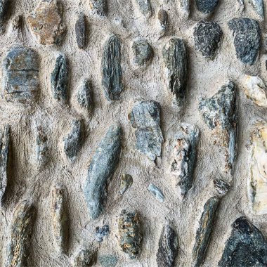 Eski taş duvar arka planı. Taş zemin