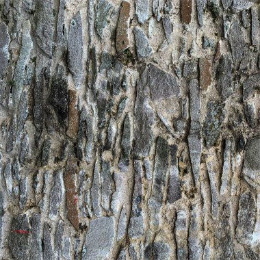 Eski taş duvar arka planı. Taş zemin