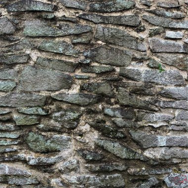 Eski taş duvar arka planı. Taş zemin