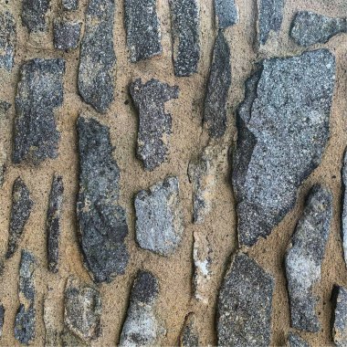 Eski taş duvar arka planı. Taş zemin