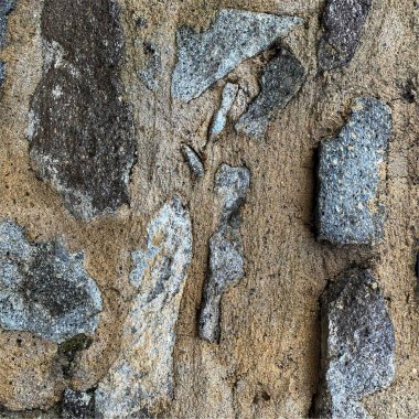 Eski taş duvar arka planı. Taş zemin