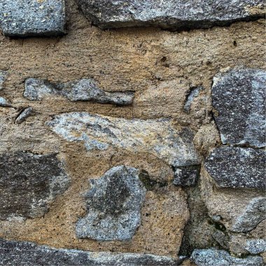 Eski taş duvar arka planı. Taş zemin