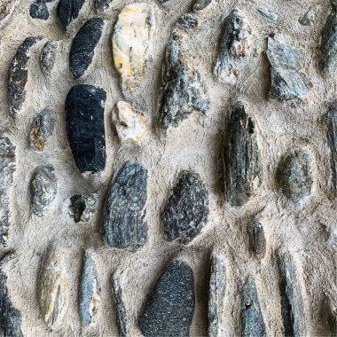 Eski taş duvar arka planı. Taş zemin