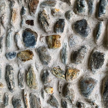 Eski taş duvar arka planı. Taş zemin