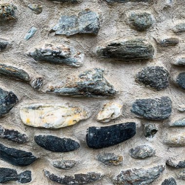 Eski taş duvar arka planı. Taş zemin