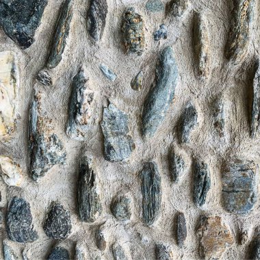 Eski taş duvar arka planı. Taş zemin