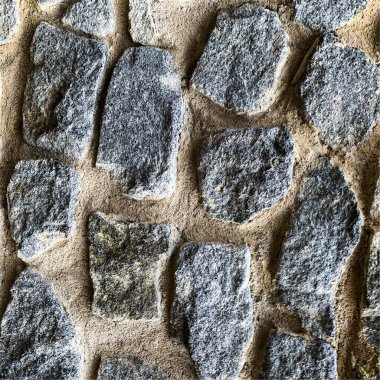 Eski taş duvar arka planı. Taş zemin