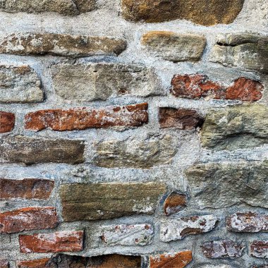 Eski taş duvar arka planı. Taş zemin