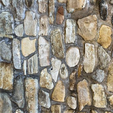 Eski taş duvar arka planı. Taş zemin