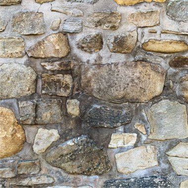 Eski taş duvar arka planı. Taş zemin