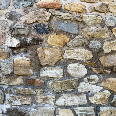 Eski taş duvar arka planı. Taş zemin