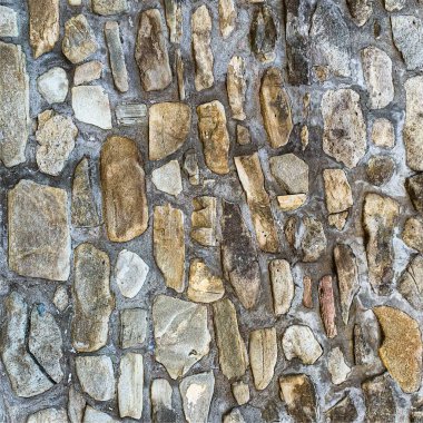 Eski taş duvar arka planı. Taş zemin