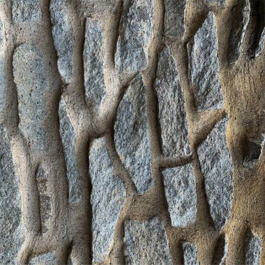 Eski taş duvar arka planı. Taş zemin