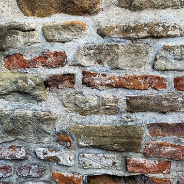 Eski taş duvar arka planı. Taş zemin