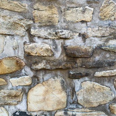 Eski taş duvar arka planı. Taş zemin