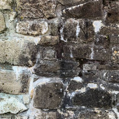 Eski taş duvar arka planı. Taş zemin