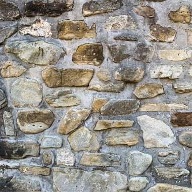 Eski taş duvar arka planı. Taş zemin