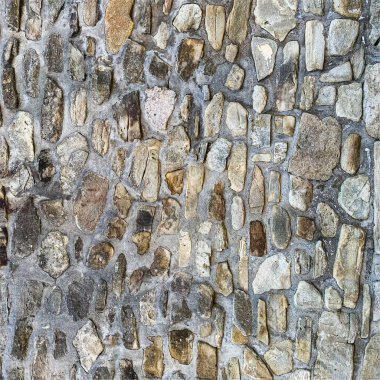 Eski taş duvar arka planı. Taş zemin