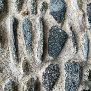 Eski taş duvar arka planı. Taş zemin