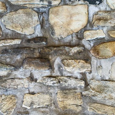 Eski taş duvar arka planı. Taş zemin