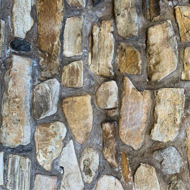 Eski taş duvar arka planı. Taş zemin