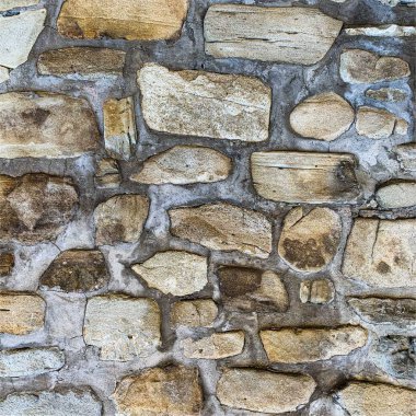 Eski taş duvar arka planı. Taş zemin