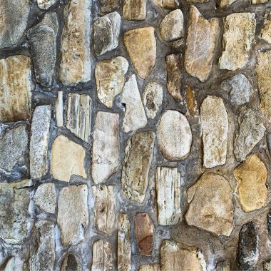 Eski taş duvar arka planı. Taş zemin