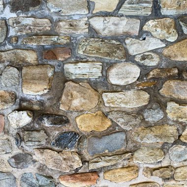 Eski taş duvar arka planı. Taş zemin