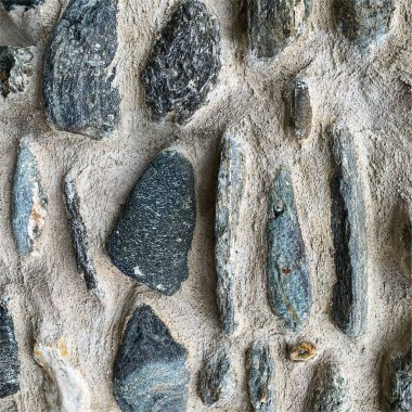 Eski taş duvar arka planı. Taş zemin