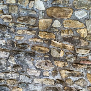 Eski taş duvar arka planı. Taş zemin