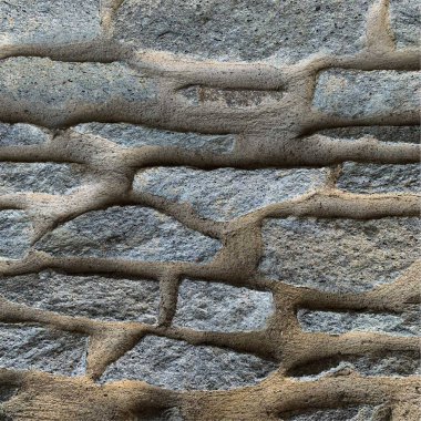 Eski taş duvar arka planı. Taş zemin