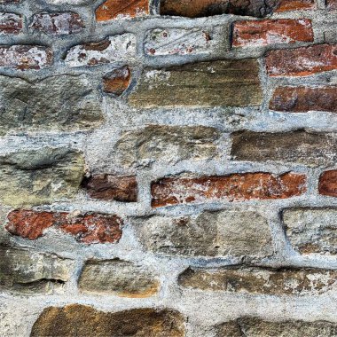 Eski taş duvar arka planı. Taş zemin